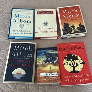 Mitch Albom Book Lot (6)